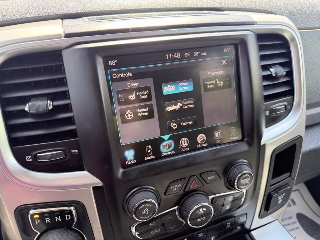2016 Brilliant Black Crystal Pearlcoat Ram 1500 Big Horn 4X4 Truck