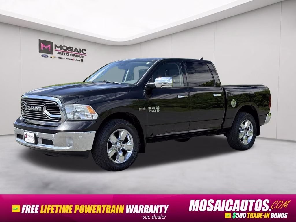 2016 Brilliant Black Crystal Pearlcoat Ram 1500 Big Horn 4X4 Truck