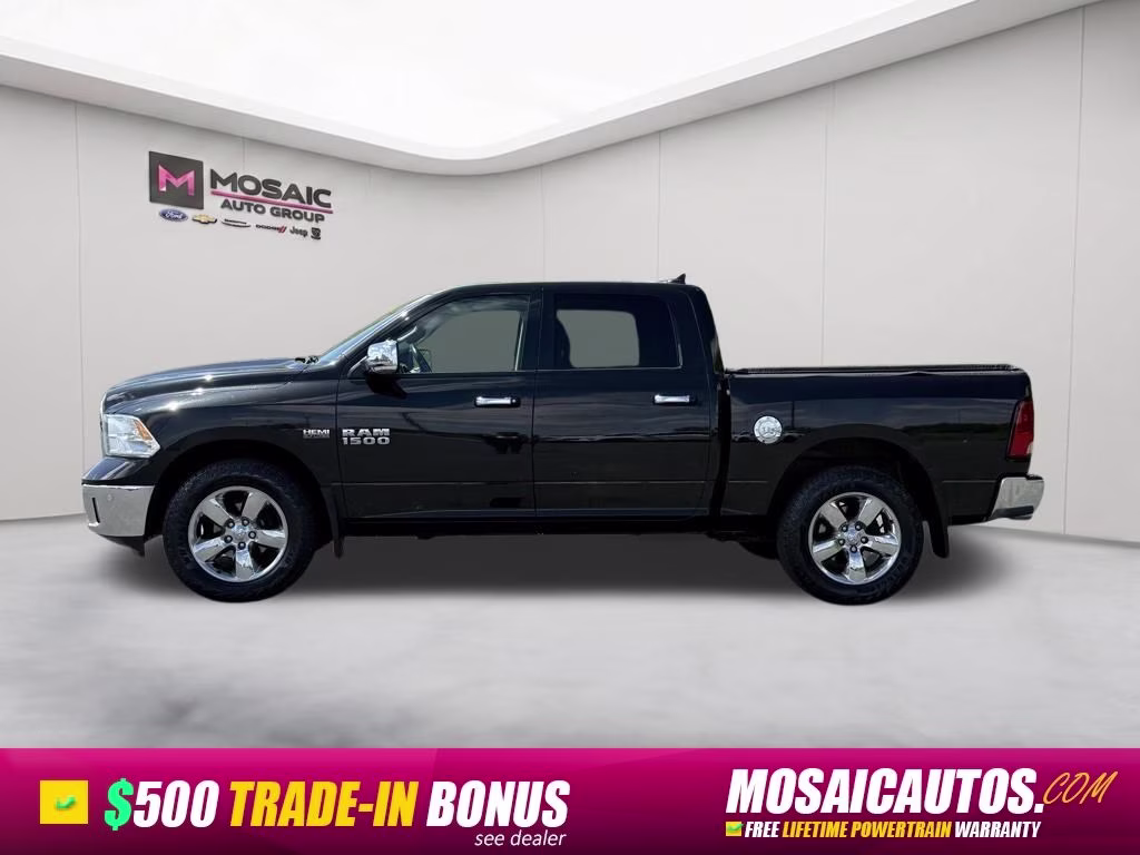 2016 Brilliant Black Crystal Pearlcoat Ram 1500 Big Horn 4X4 Truck
