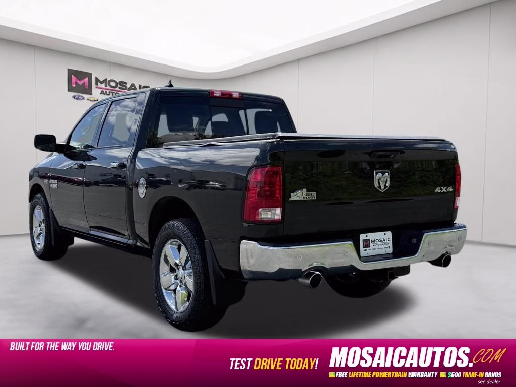 2016 Brilliant Black Crystal Pearlcoat Ram 1500 Big Horn 4X4 Truck