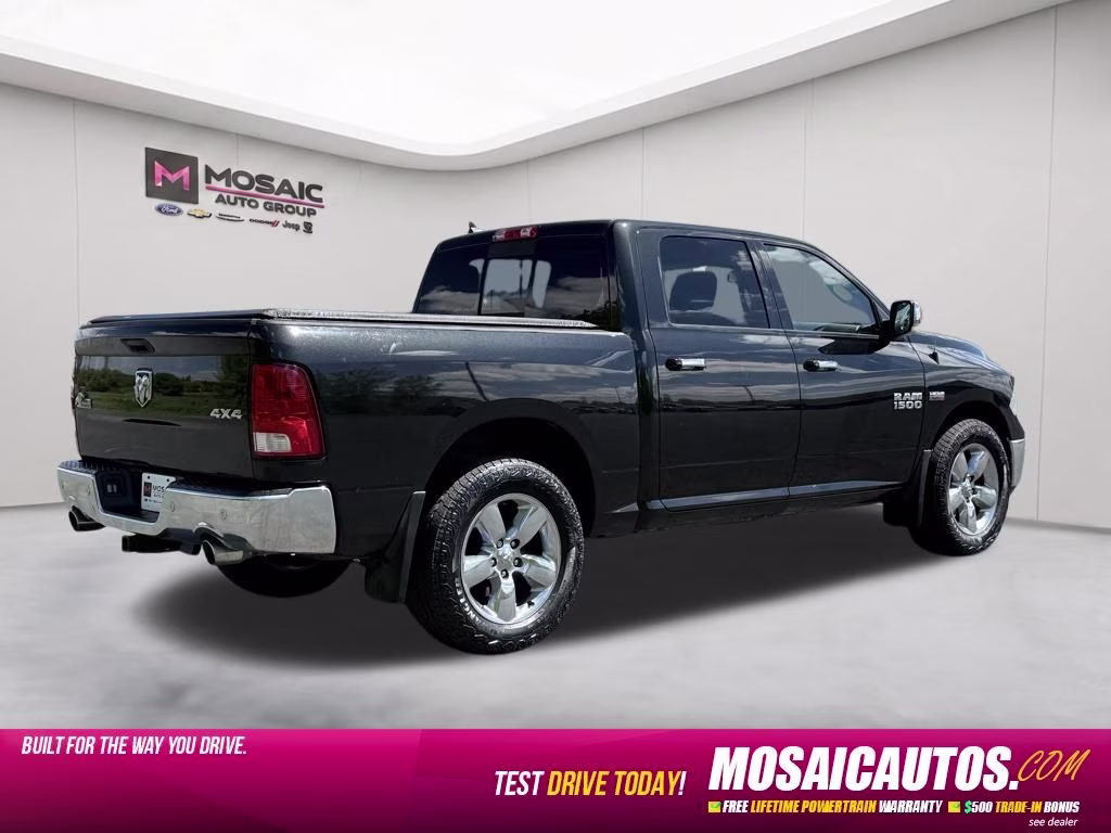 2016 Brilliant Black Crystal Pearlcoat Ram 1500 Big Horn 4X4 Truck