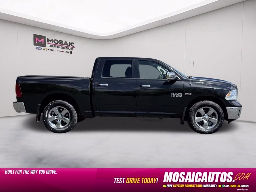 2016 Brilliant Black Crystal Pearlcoat Ram 1500 Big Horn 4X4 Truck