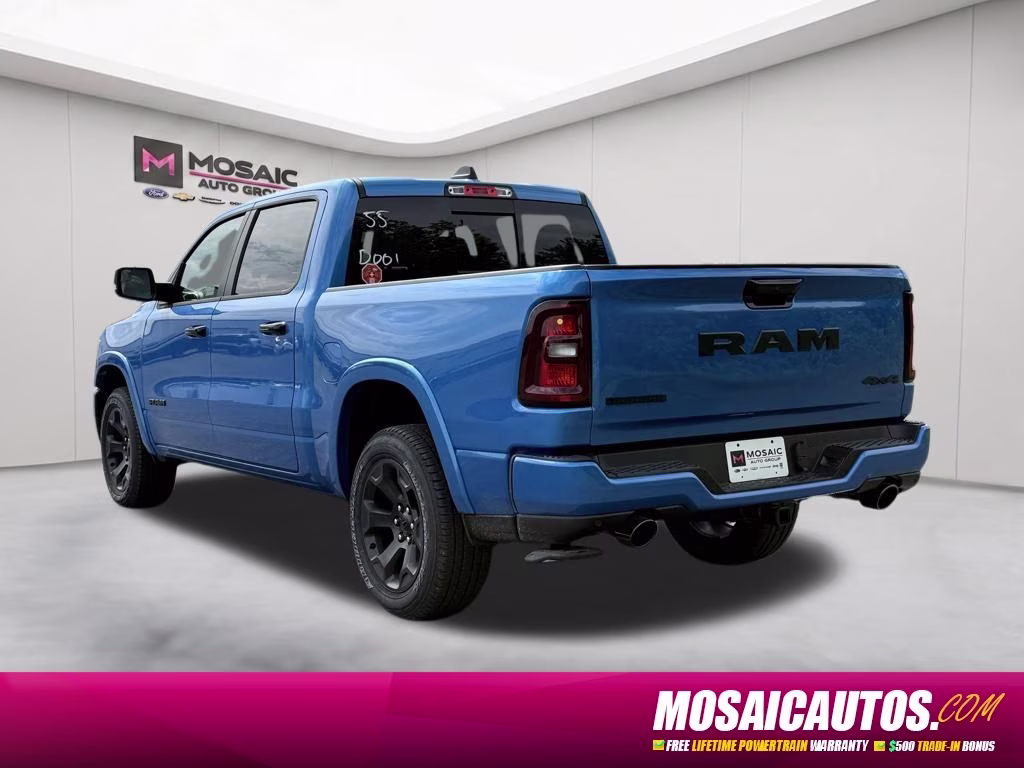 2026 Hydro Blue Pearlcoat Ram 1500 Big Horn/Lone Star 4X4 Truck
