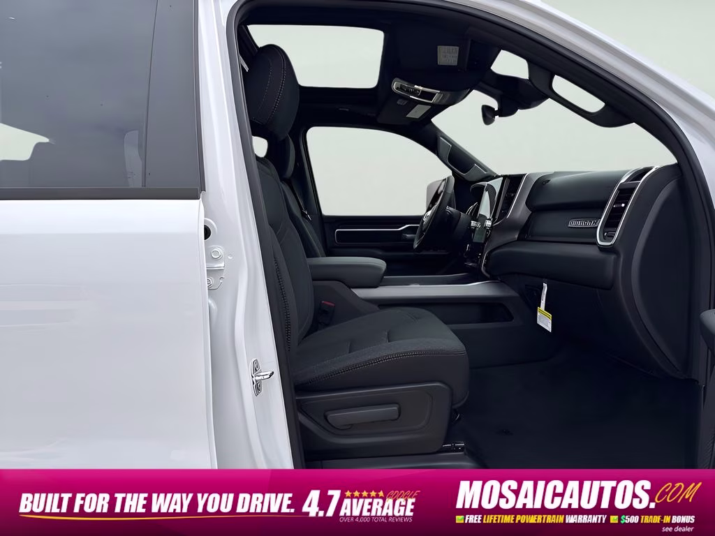 2026 Bright White Clearcoat Ram 1500 Big Horn Night Edition 4X4 Truck