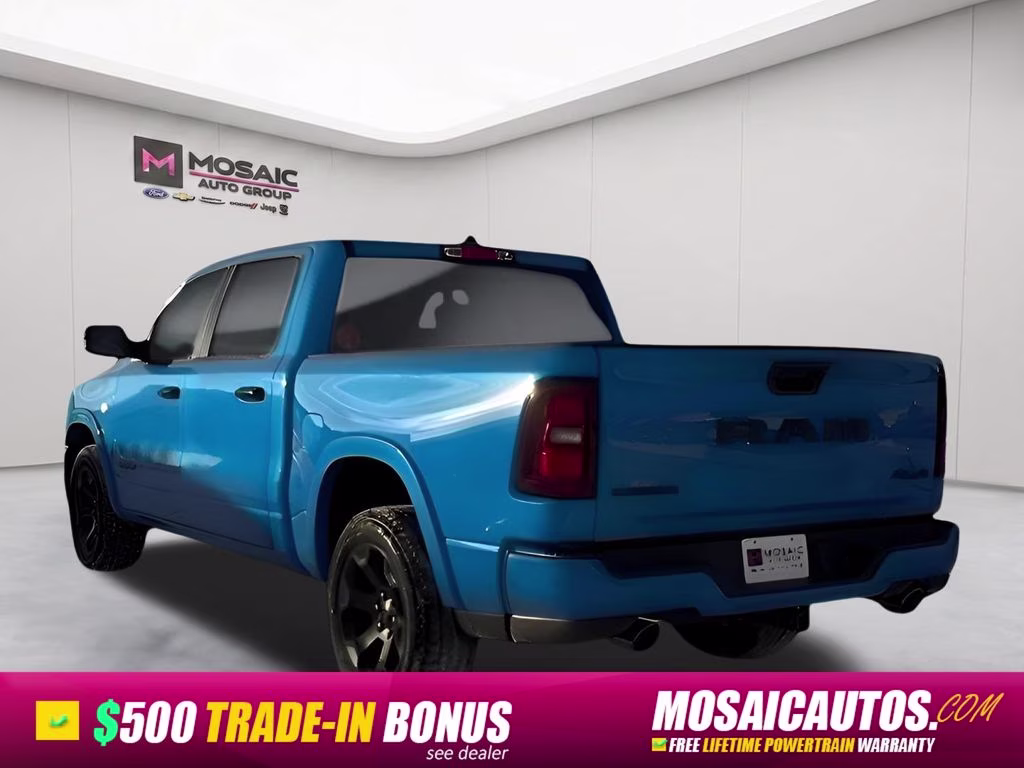 2026 Hydro Blue Pearlcoat Ram 1500 Big Horn Night Edition 4X4 Truck