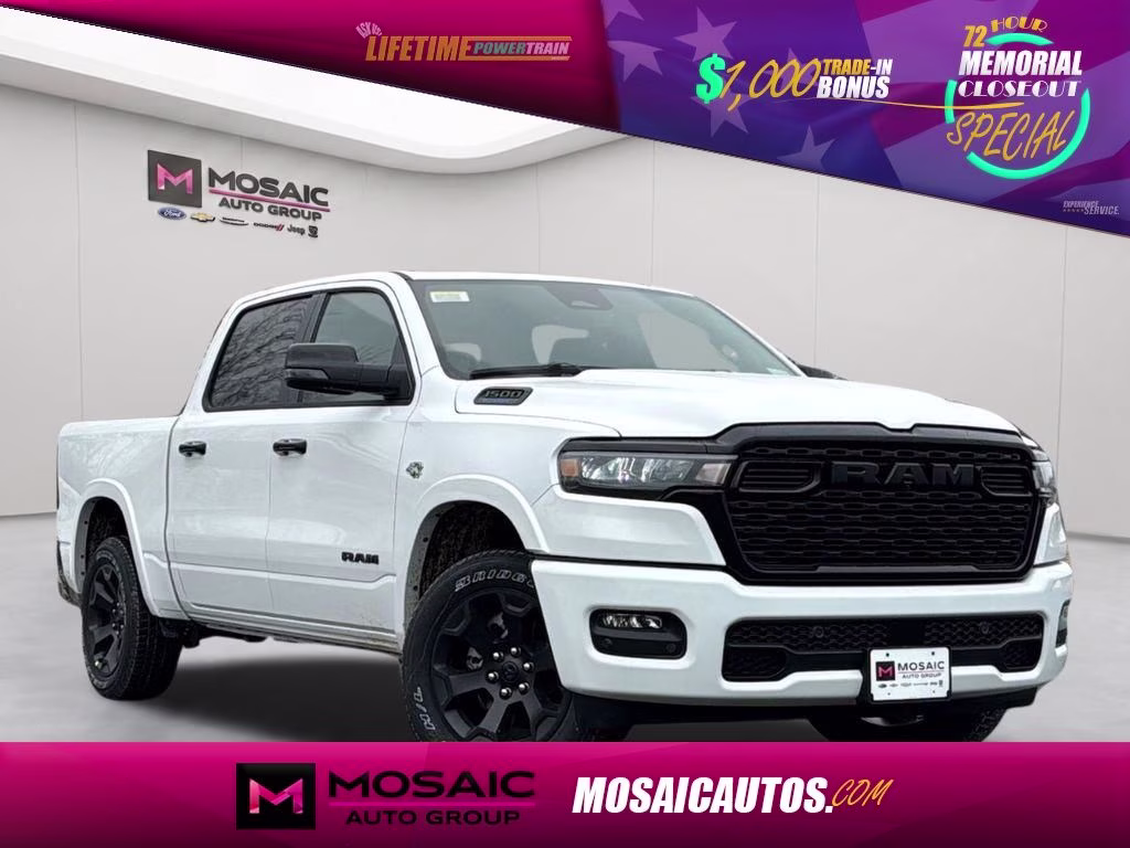 2026 Bright White Clearcoat Ram 1500 Big Horn/Lone Star 4X4 Truck