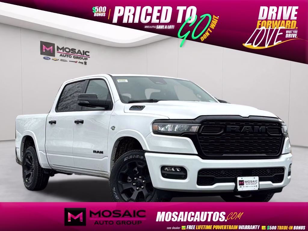 2026 Bright White Clearcoat Ram 1500 Big Horn/Lone Star 4X4 Truck