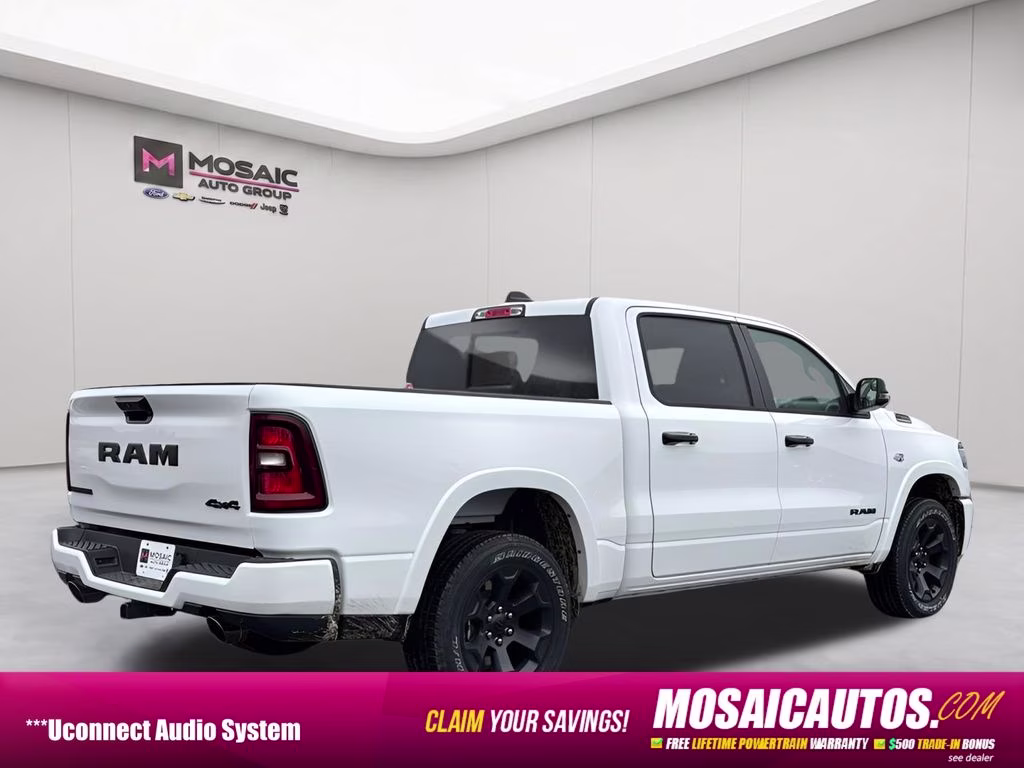 2026 Bright White Clearcoat Ram 1500 Big Horn/Lone Star 4X4 Truck