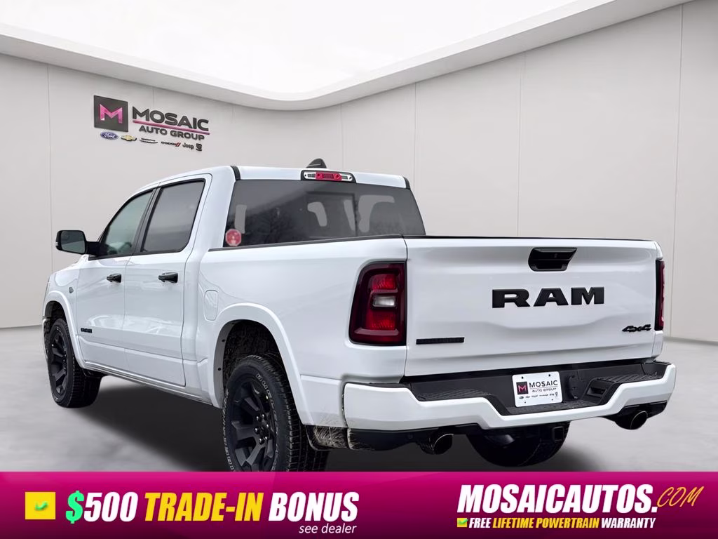 2026 Bright White Clearcoat Ram 1500 Big Horn/Lone Star 4X4 Truck