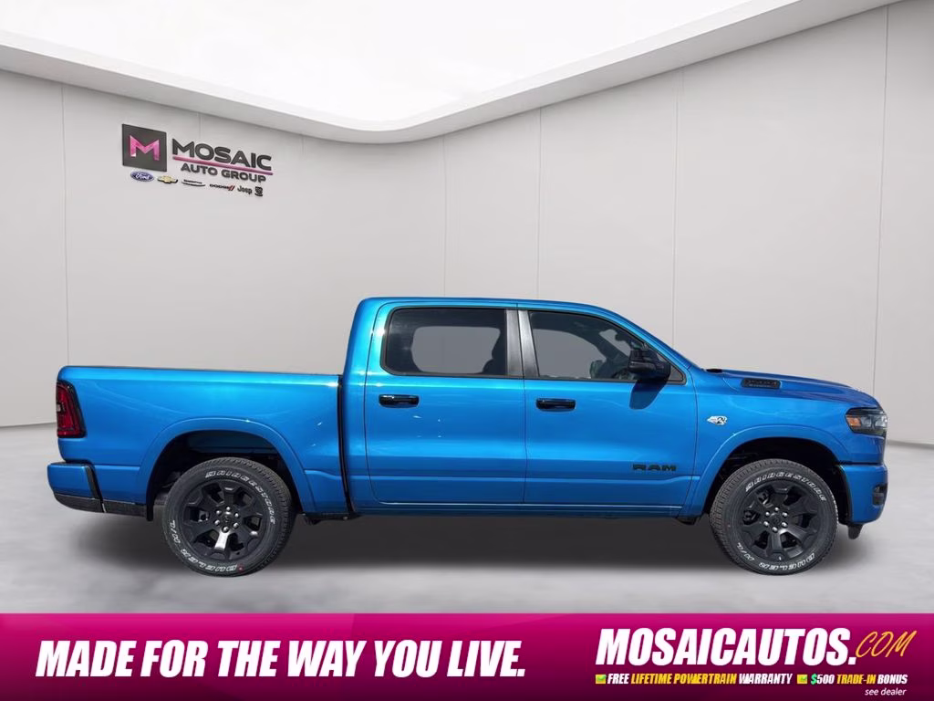 2026 Hydro Blue Pearlcoat Ram 1500 Big Horn/Lone Star 4X4 Truck