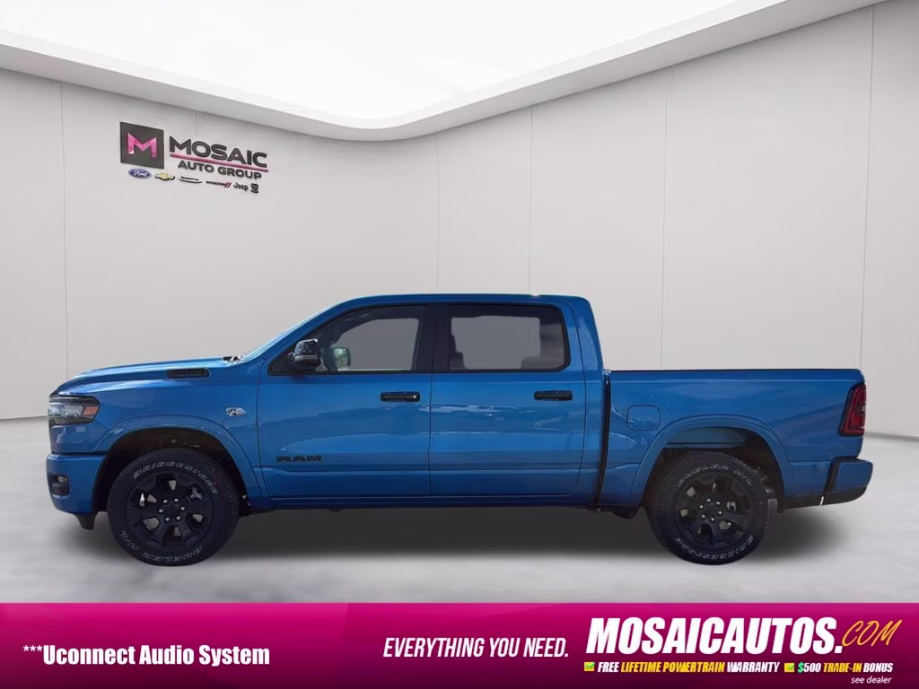 2026 Hydro Blue Pearlcoat Ram 1500 Big Horn/Lone Star 4X4 Truck