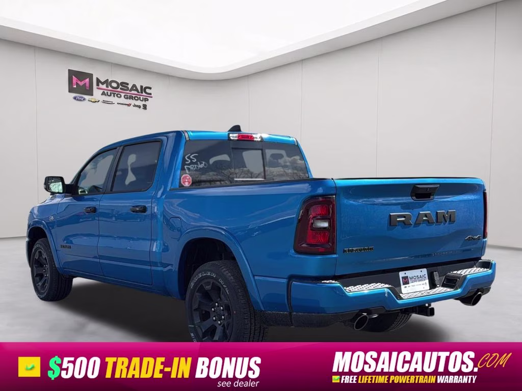 2026 Hydro Blue Pearlcoat Ram 1500 Big Horn/Lone Star 4X4 Truck