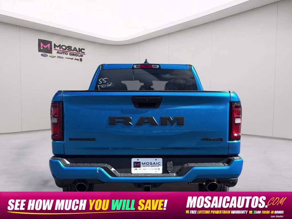 2026 Hydro Blue Pearlcoat Ram 1500 Big Horn/Lone Star 4X4 Truck