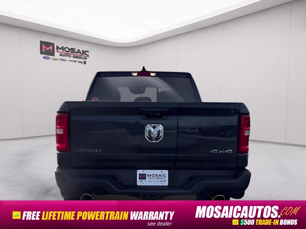 2026 Forged Blue Metallic Ram 1500 Big Horn/ Sport Appearance Package 4X4 Truck