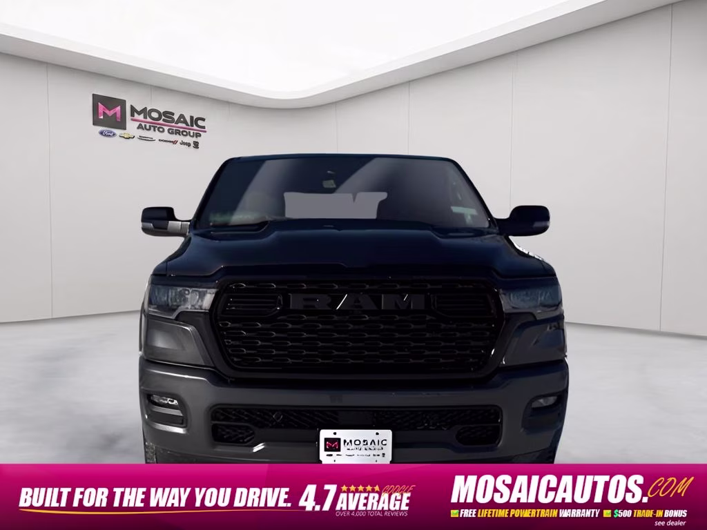 2026 Granite Crystal Metallic Clearcoat Ram 1500 Big Horn/Lone Star Night Edition 4X4 Truck