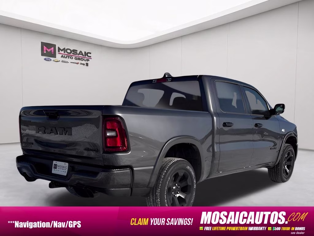 2026 Granite Crystal Metallic Clearcoat Ram 1500 Big Horn/Lone Star Night Edition 4X4 Truck