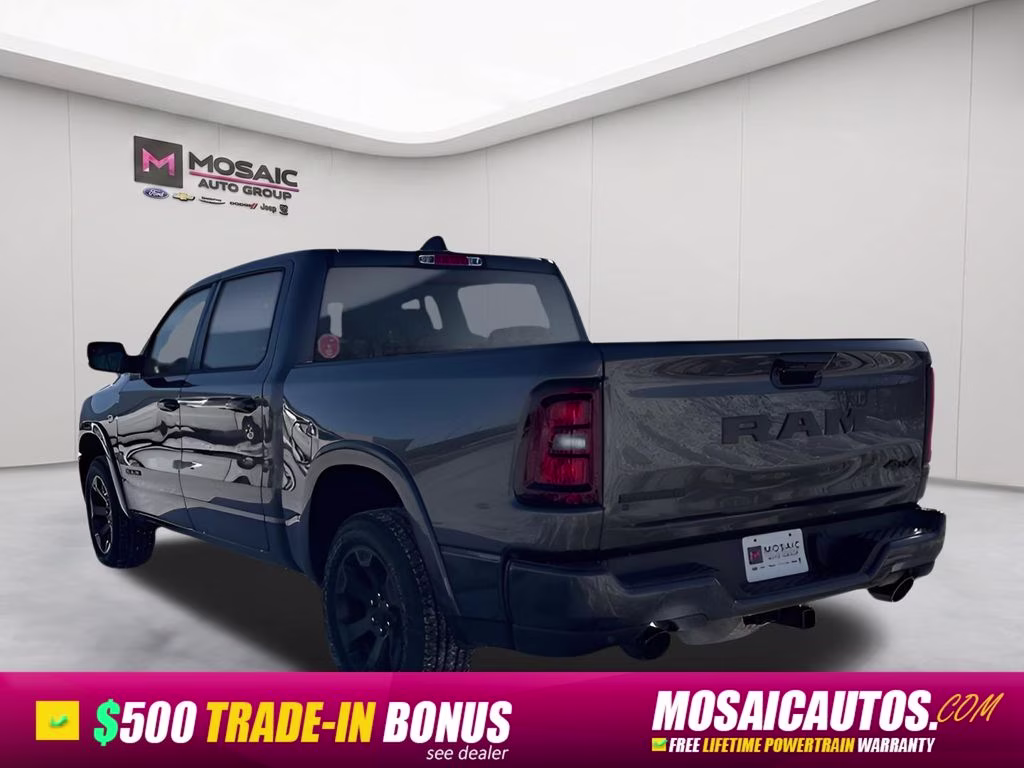 2026 Granite Crystal Metallic Clearcoat Ram 1500 Big Horn/Lone Star Night Edition 4X4 Truck