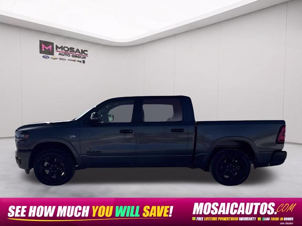 2026 Granite Crystal Metallic Clearcoat Ram 1500 Big Horn/Lone Star Night Edition 4X4 Truck