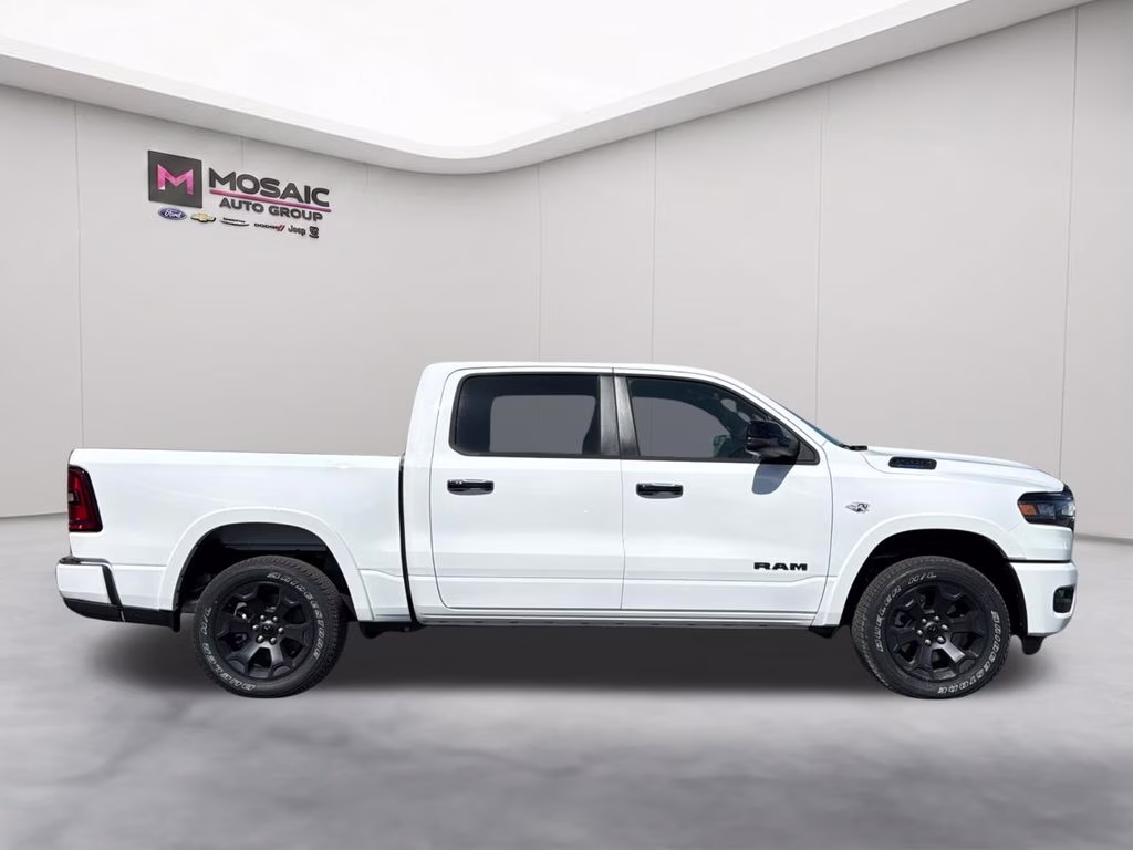 2026 Bright White Clearcoat Ram 1500 Big Horn Night Edition 4X4 Truck