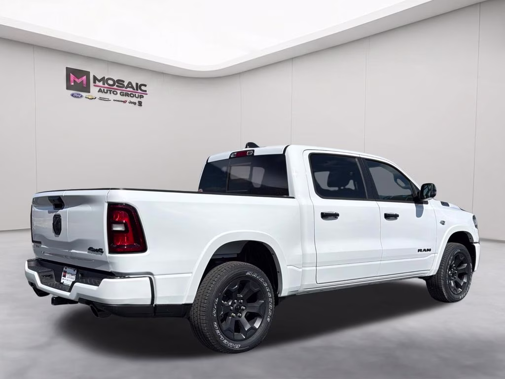 2026 Bright White Clearcoat Ram 1500 Big Horn Night Edition 4X4 Truck