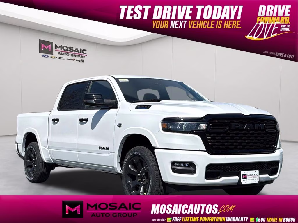 2026 Bright White Clearcoat Ram 1500 Big Horn/Lone Star 4X4 Truck