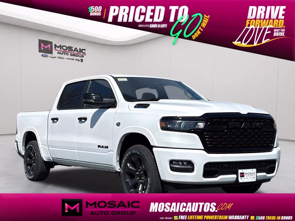 2026 Bright White Clearcoat Ram 1500 Big Horn/Lone Star 4X4 Truck