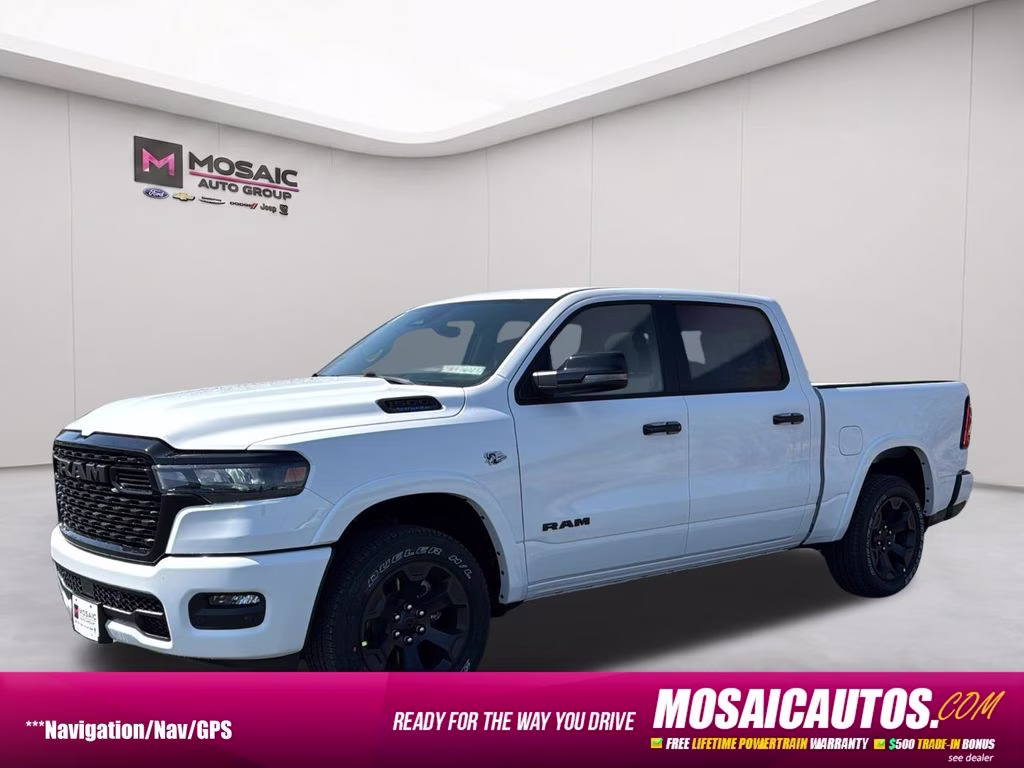 2026 Bright White Clearcoat Ram 1500 Big Horn/Lone Star 4X4 Truck
