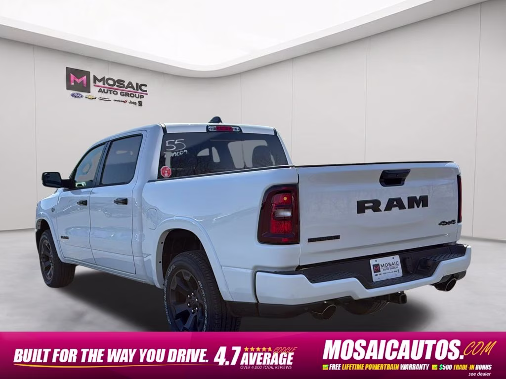 2026 Bright White Clearcoat Ram 1500 Big Horn/Lone Star 4X4 Truck
