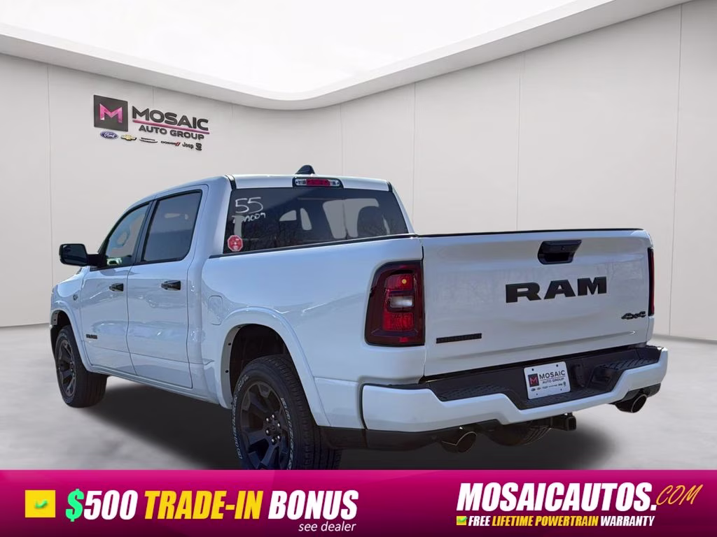2026 Bright White Clearcoat Ram 1500 Big Horn/Lone Star 4X4 Truck