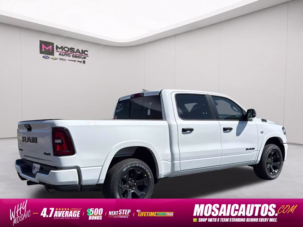 2026 Bright White Clearcoat Ram 1500 Big Horn/Lone Star 4X4 Truck