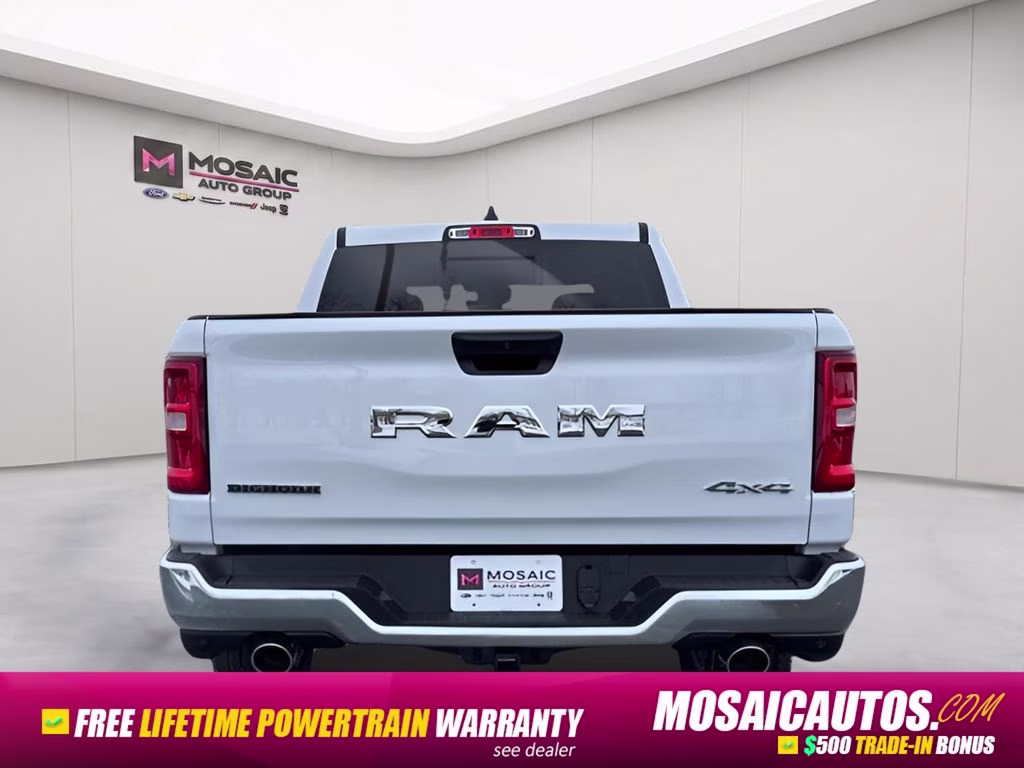 2026 Bright White Clearcoat Ram 1500 Big Horn 4X4 Truck