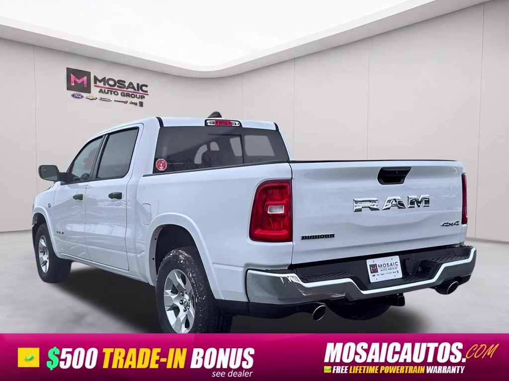 2026 Bright White Clearcoat Ram 1500 Big Horn 4X4 Truck