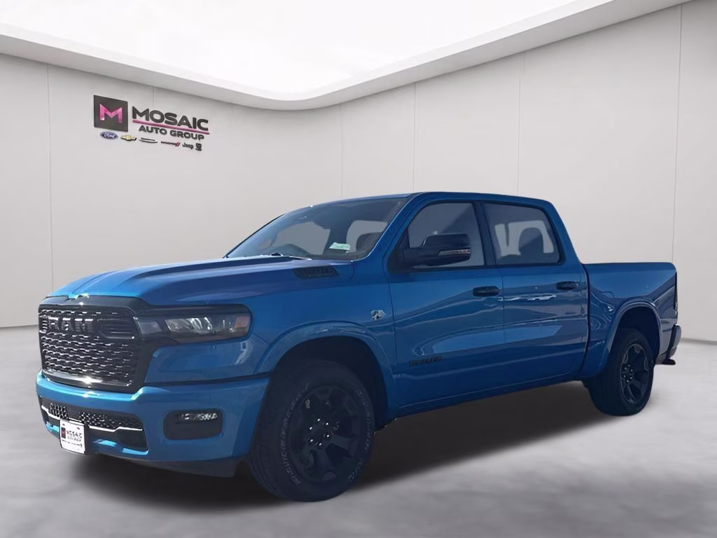 2026 Hydro Blue Pearlcoat Ram 1500 Big Horn Night Edition 4X4 Truck