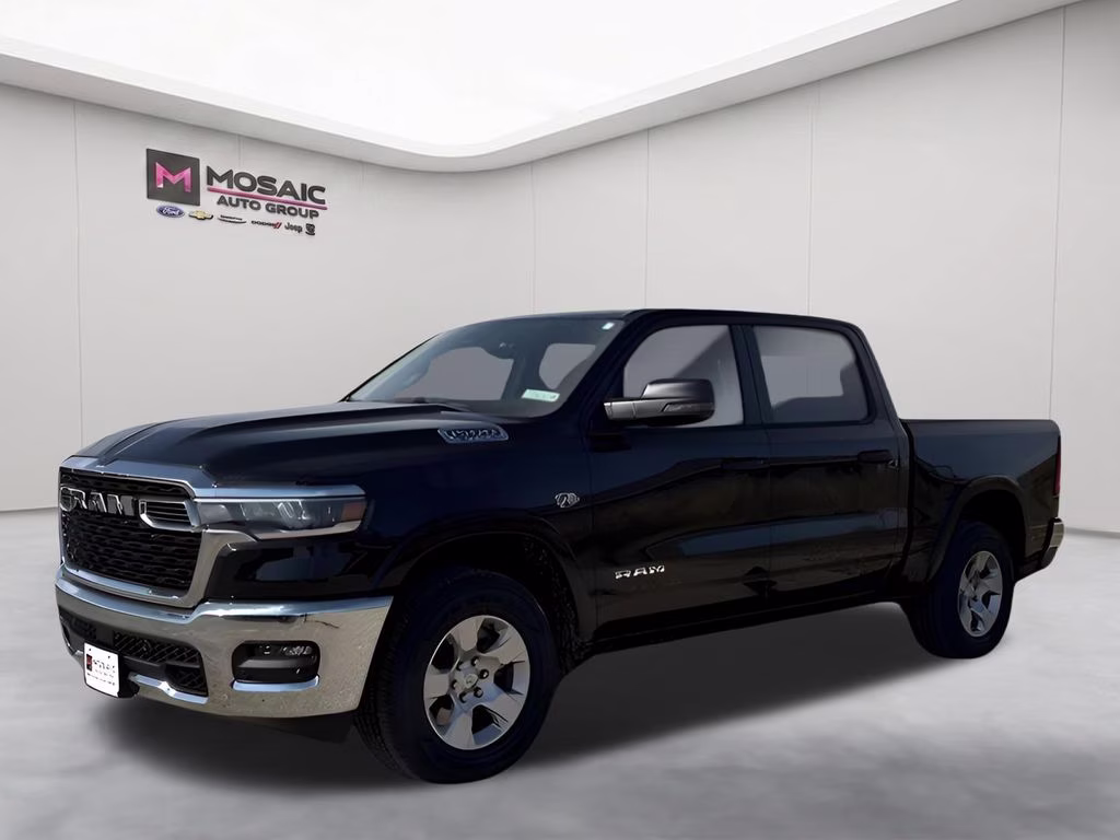 2026 Diamond Black Crystal Pearlcoat Ram 1500 Big Horn Big Horn Package 4X4 Truck