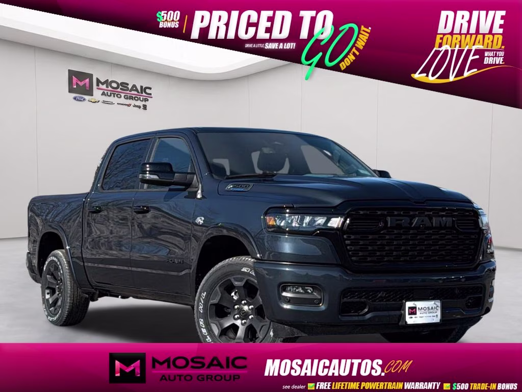 2026 Forged Blue Metallic Ram 1500 Big Horn/Lone Star Night Edition 4X4 Truck