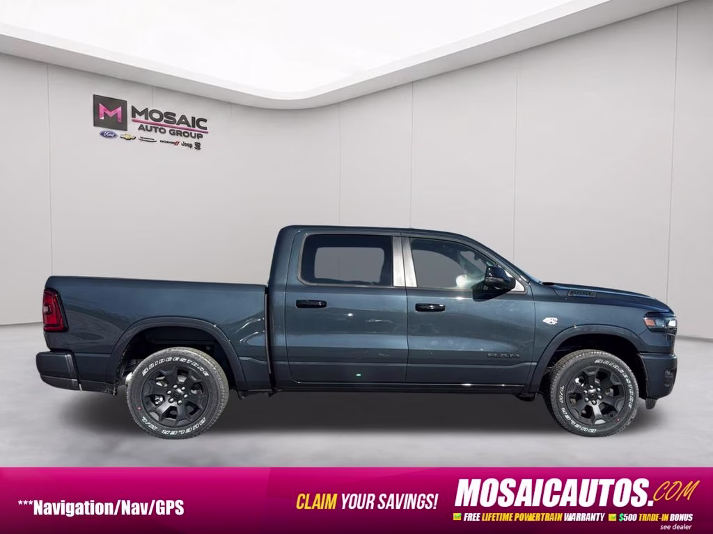2026 Forged Blue Metallic Ram 1500 Big Horn/Lone Star Night Edition 4X4 Truck