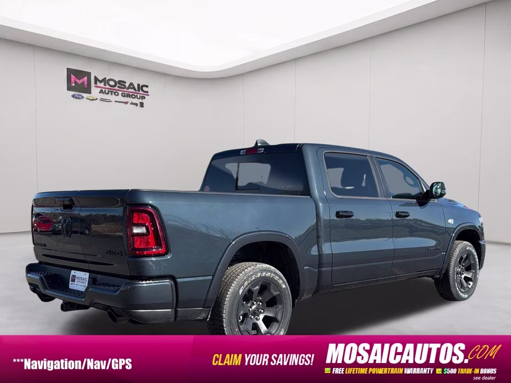 2026 Forged Blue Metallic Ram 1500 Big Horn/Lone Star Night Edition 4X4 Truck