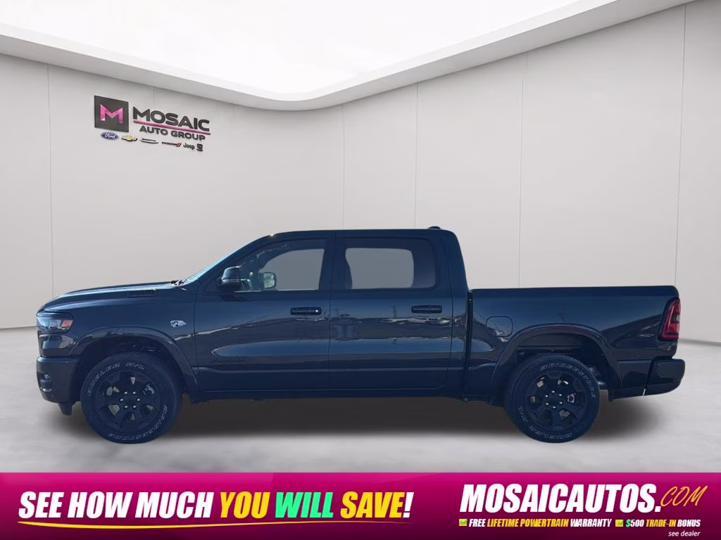 2026 Forged Blue Metallic Ram 1500 Big Horn/Lone Star Night Edition 4X4 Truck