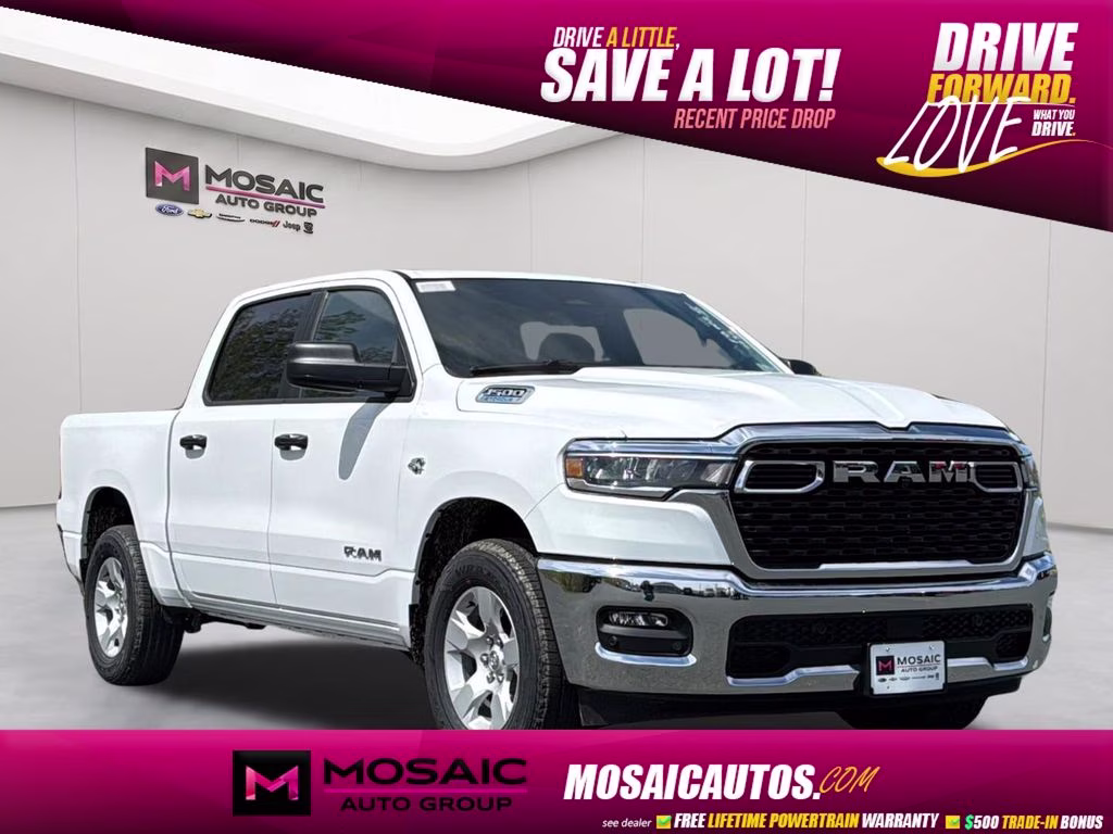 2026 Bright White Clearcoat Ram 1500 Big Horn/Lone Star 4X4 Truck