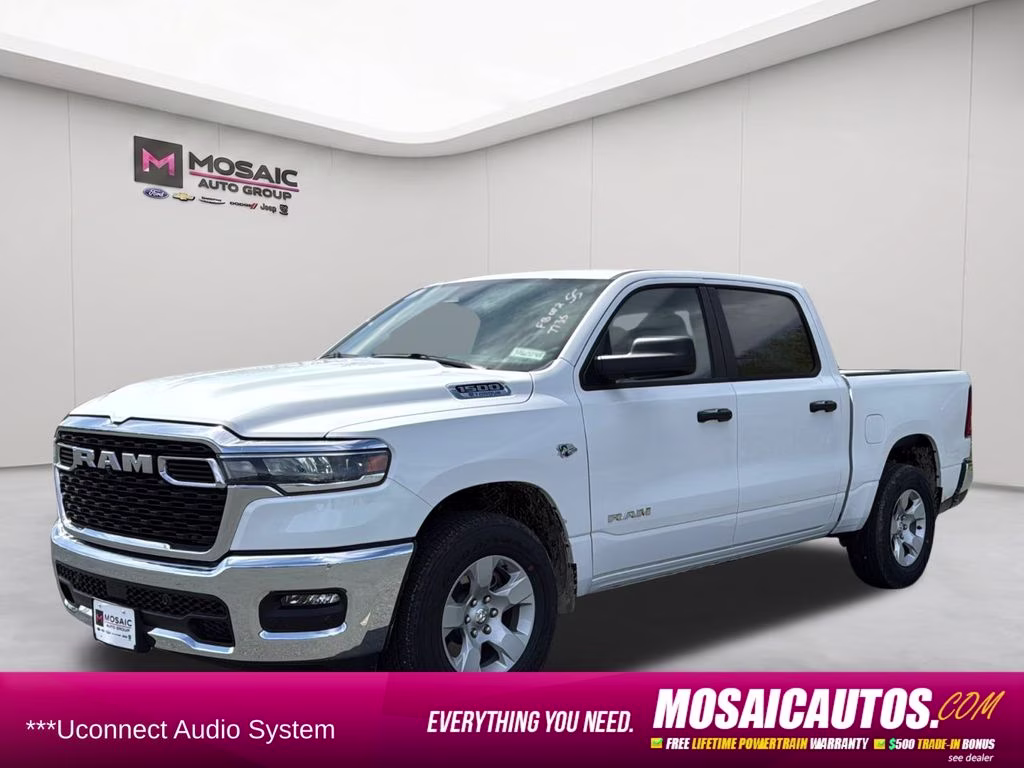 2026 Bright White Clearcoat Ram 1500 Big Horn/Lone Star 4X4 Truck