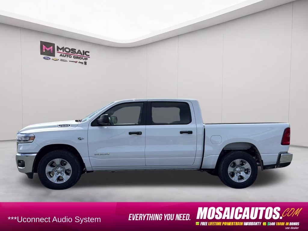 2026 Bright White Clearcoat Ram 1500 Big Horn/Lone Star 4X4 Truck