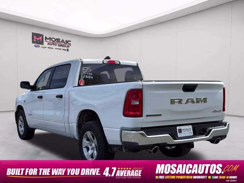 2026 Bright White Clearcoat Ram 1500 Big Horn/Lone Star 4X4 Truck