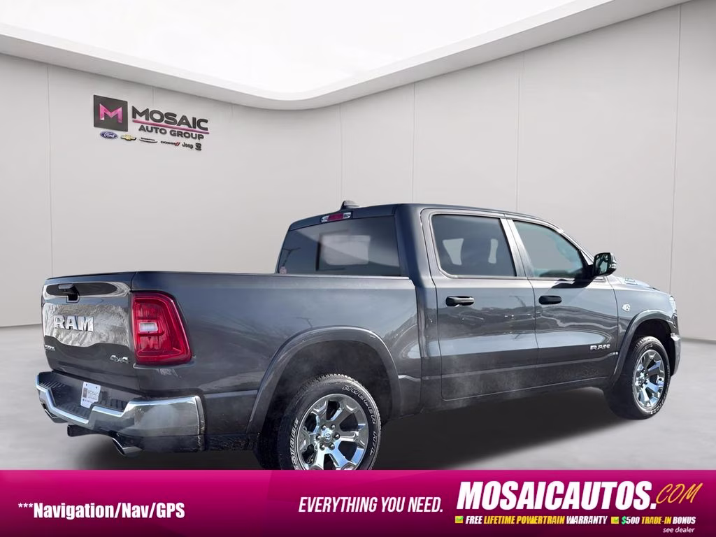 2026 Granite Crystal Metallic Clearcoat Ram 1500 Big Horn/Lone Star 4X4 Truck