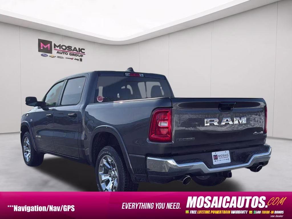 2026 Granite Crystal Metallic Clearcoat Ram 1500 Big Horn/Lone Star 4X4 Truck