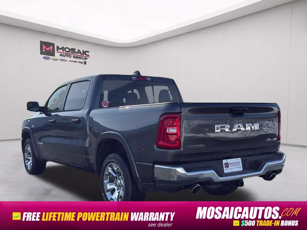 2026 Granite Crystal Metallic Clearcoat Ram 1500 Big Horn/Lone Star 4X4 Truck