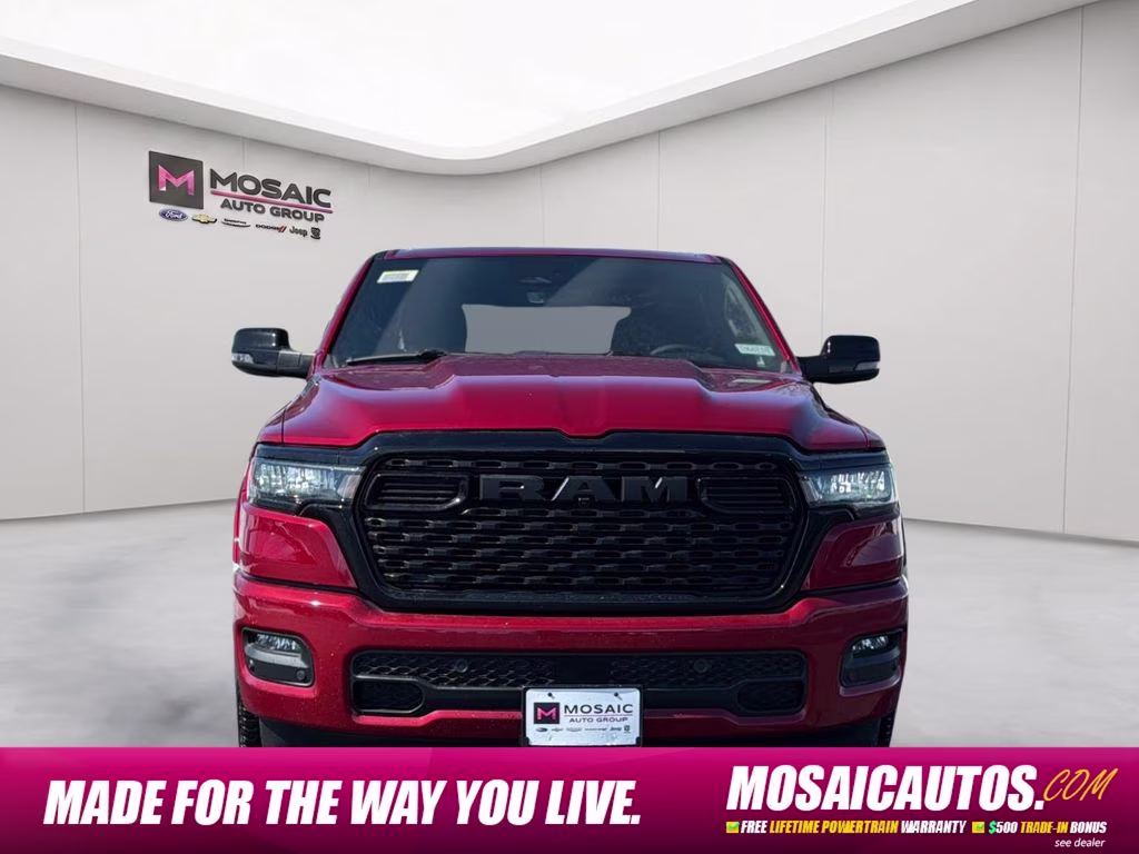 2026 Molten Red Pearlcoat Ram 1500 Big Horn/Lone Star 4X4 Truck