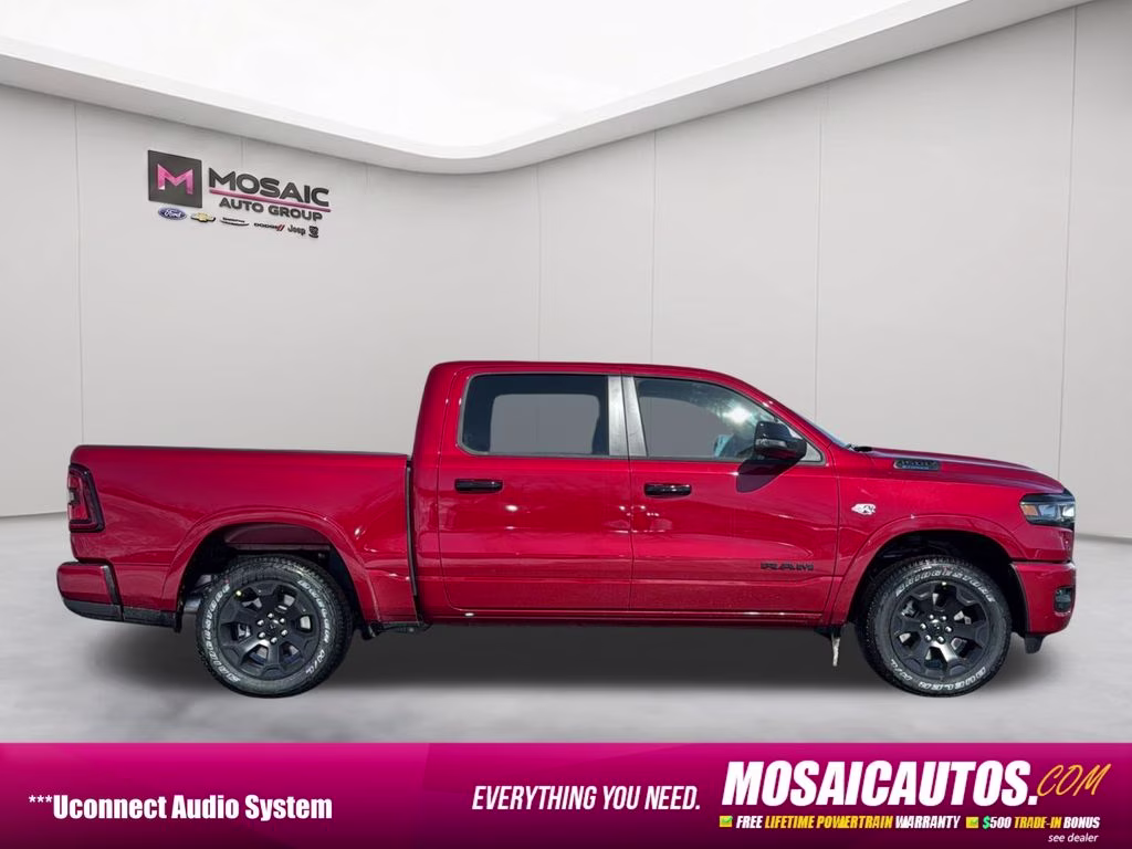 2026 Molten Red Pearlcoat Ram 1500 Big Horn/Lone Star 4X4 Truck