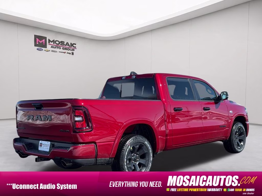 2026 Molten Red Pearlcoat Ram 1500 Big Horn/Lone Star 4X4 Truck