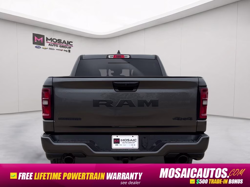 2026 Granite Crystal Metallic Clearcoat Ram 1500 Big Horn Night Edition 4X4 Truck