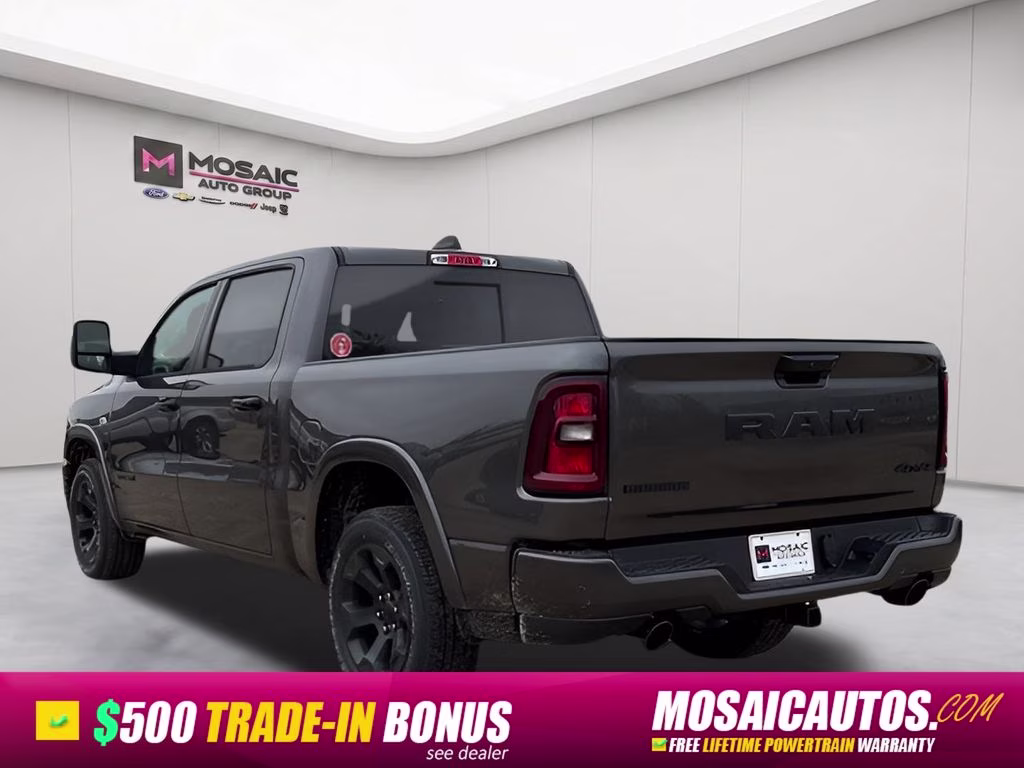 2026 Granite Crystal Metallic Clearcoat Ram 1500 Big Horn Night Edition 4X4 Truck